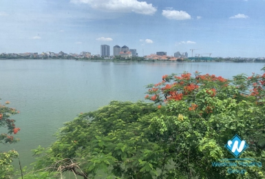 A new  1- bedroom apartment with lake view for rent in Nhat Chieu, Tay Ho